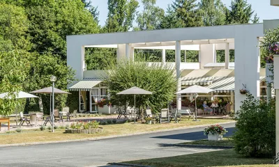 Les jardins d'automne à Badecon-le-Pin