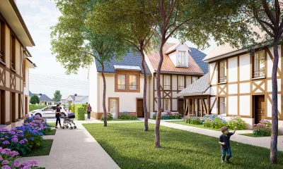 LES COTTAGES DU CHEMIN VERT à Cabourg