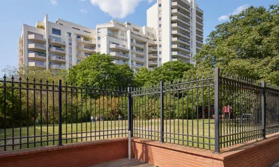 Le parc à Courbevoie