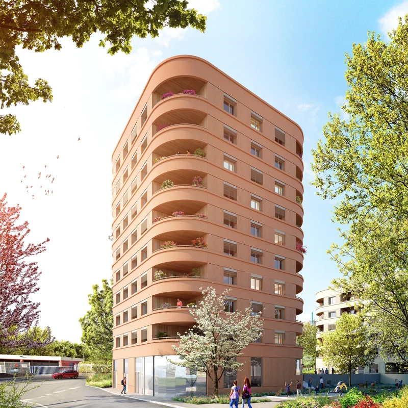 H tower à Rillieux-la-Pape