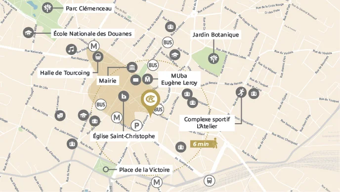 LILLE-TOURCOING : Couvent de Havré à Tourcoing