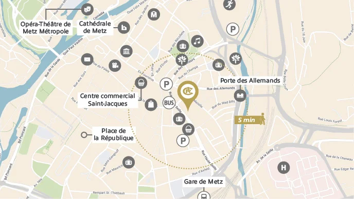 METZ : Belvédère de Jaumont à Metz