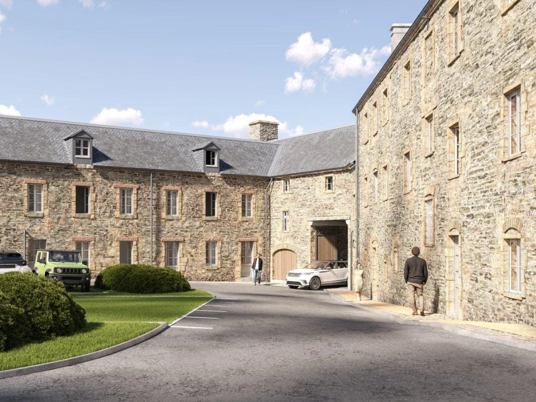 Ancien hôtel-dieu (df) à Coutances
