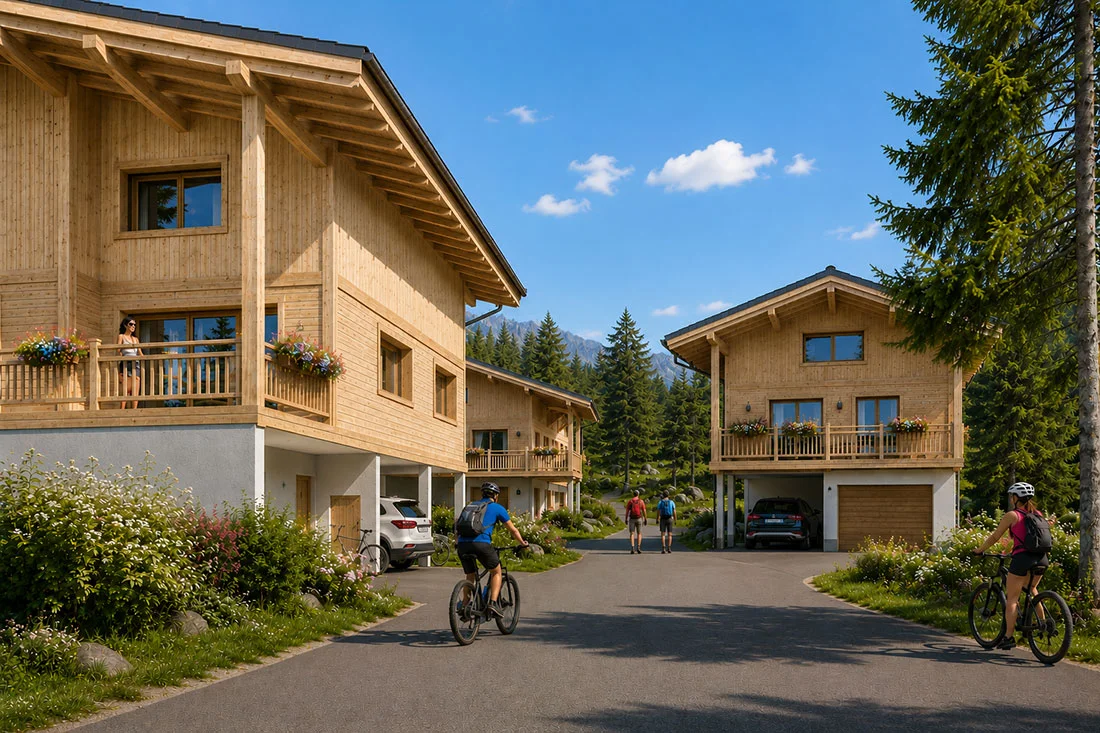 Les Chalets Bajja à Notre-Dame-de-Bellecombe