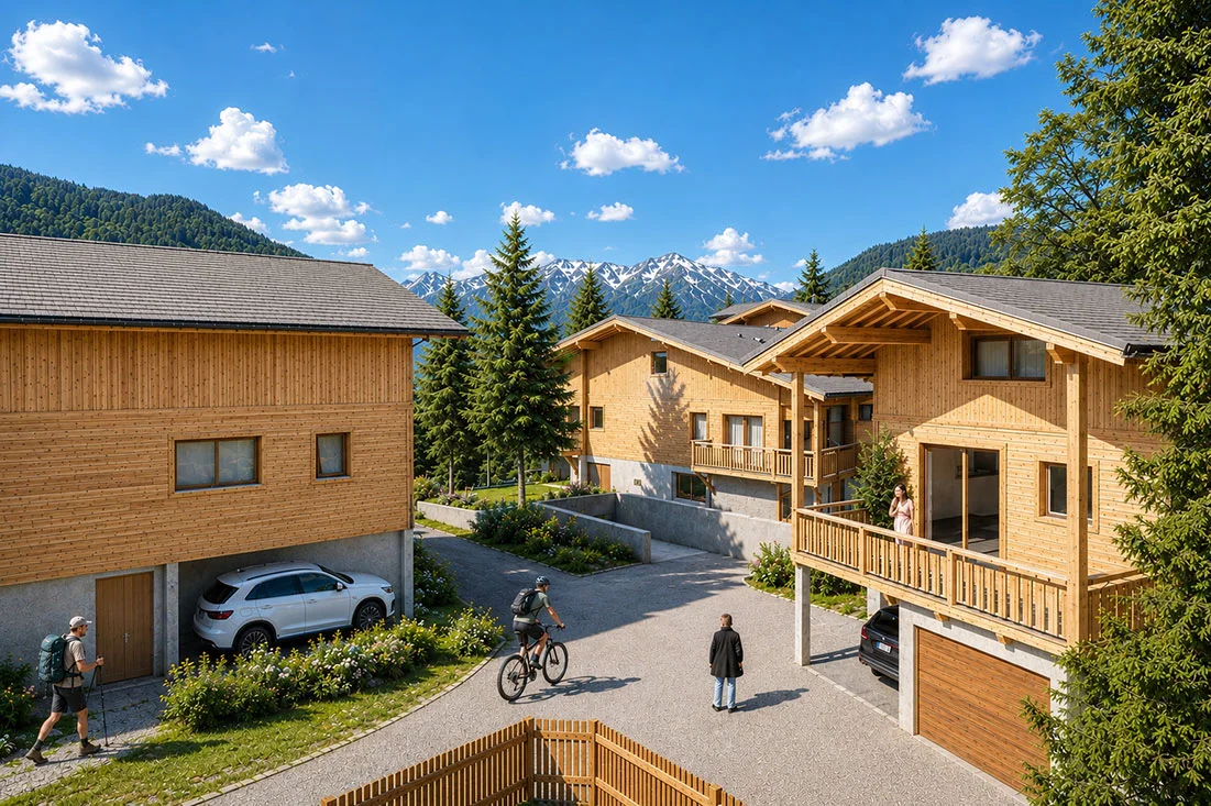 Les Chalets Bajja à Notre-Dame-de-Bellecombe