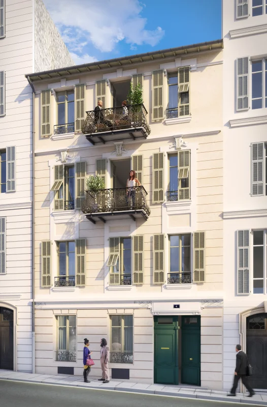 Rue Lafayette à Nice