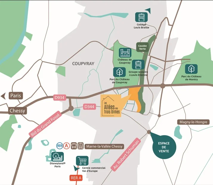 Les Allées des Trois Ormes Chapitre 1 à Coupvray