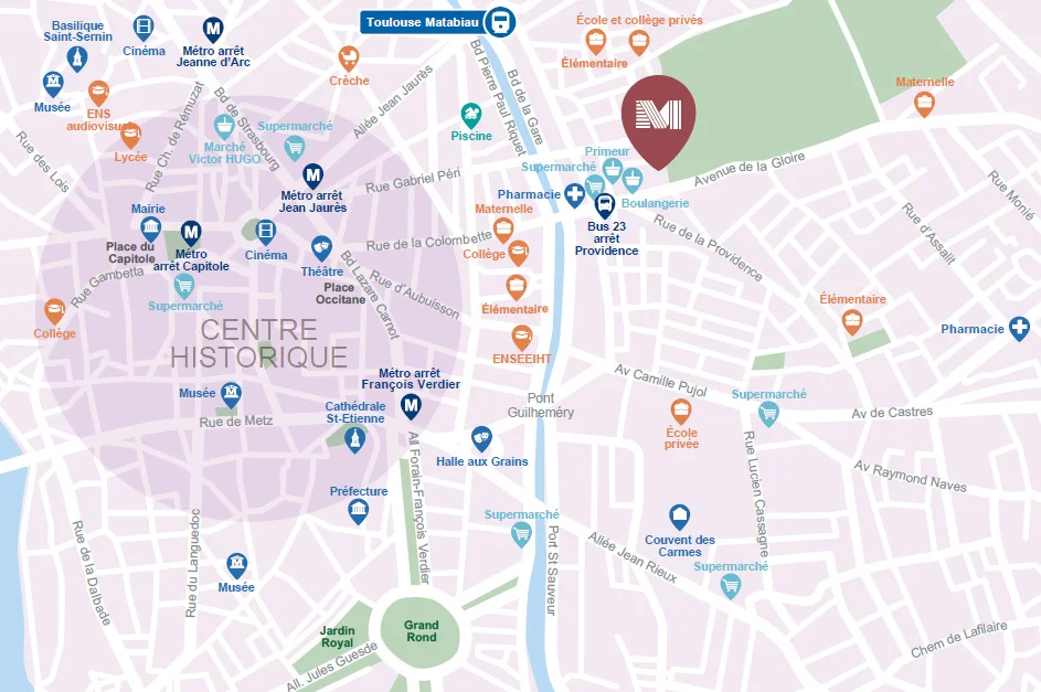 Allée Gloria à Toulouse