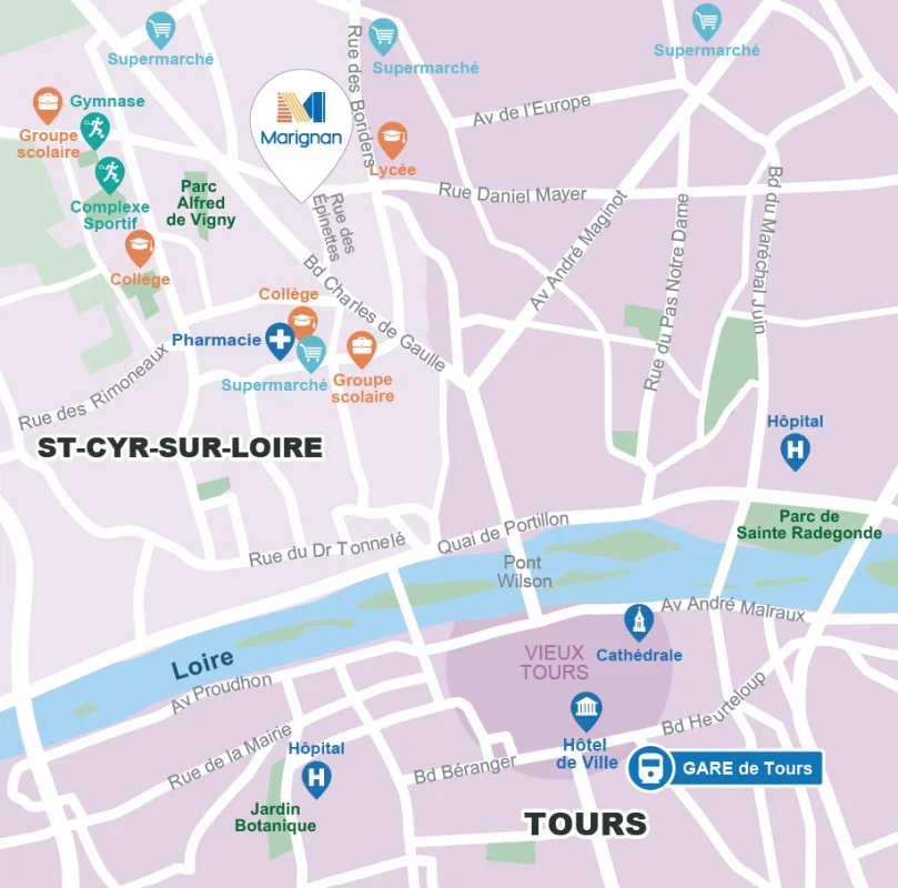 La Saint-Cyrienne à Saint-Cyr-sur-Loire
