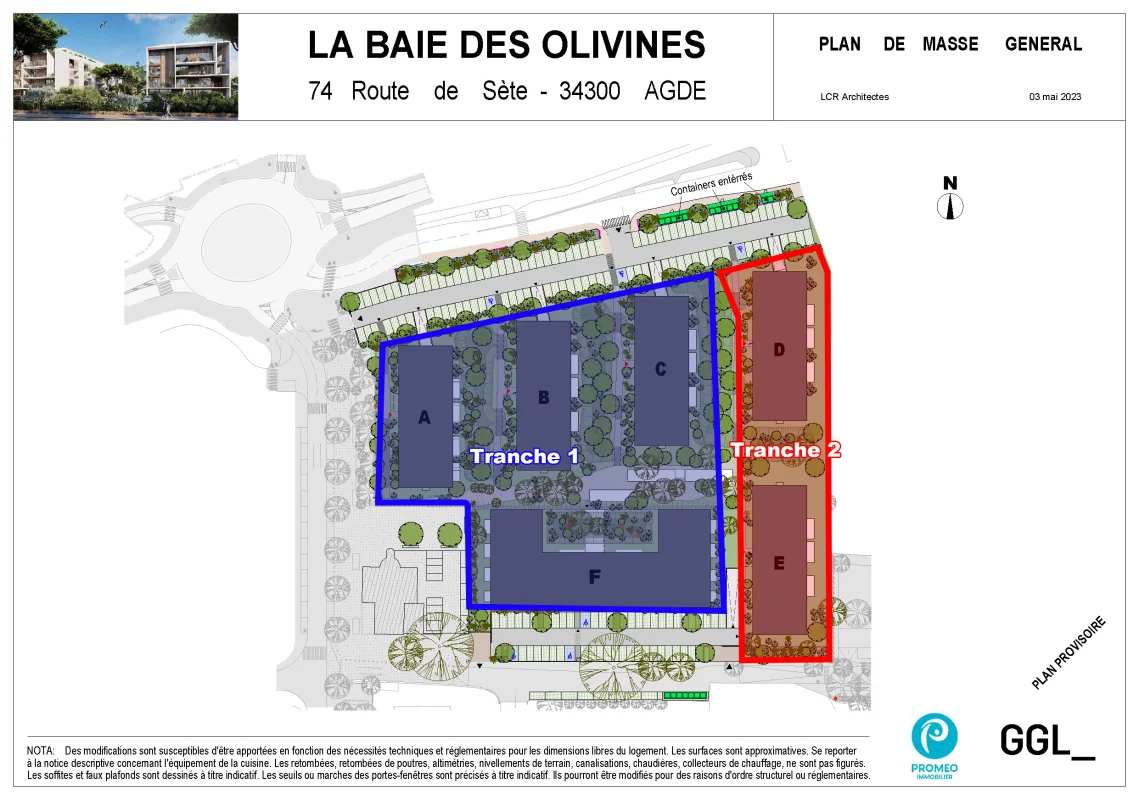 BAIE DES OLIVINES à Agde
