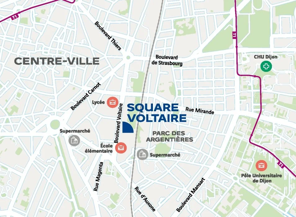 SQUARE VOLTAIRE à Dijon