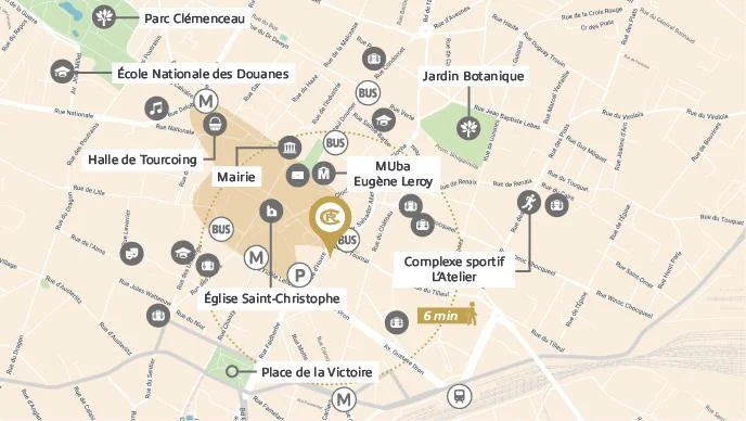 Lille-tourcoing : couvent de havré à Tourcoing