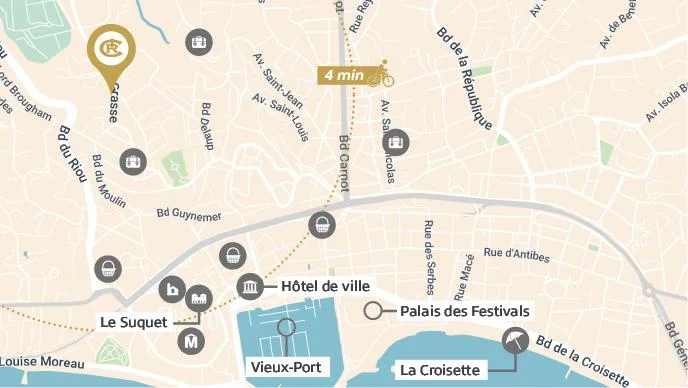 Cannes : villa azur à Cannes