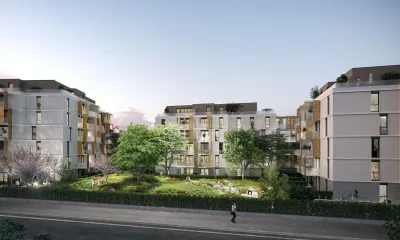 Le parc lavoisier à Mulhouse