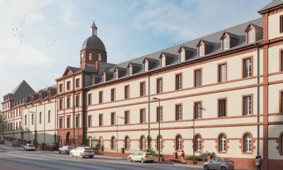 Le quadrilatere de combarel à Rodez