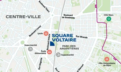 SQUARE VOLTAIRE à Dijon
