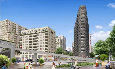 Coeur de ville {Hall Plaza & Lumin} à Bobigny