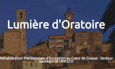 Rue de l'oratoire à Grasse