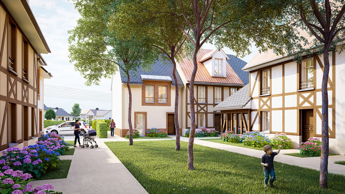 LES COTTAGES DU CHEMIN VERT à Cabourg