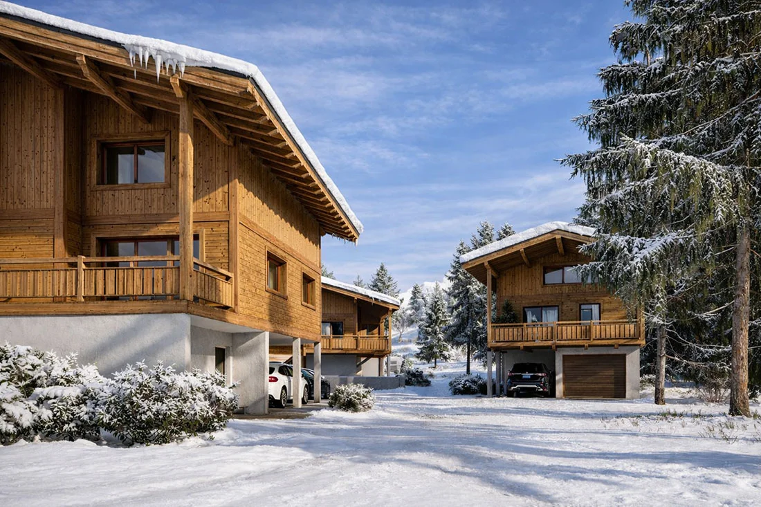 Les Chalets Bajja à Notre-Dame-de-Bellecombe