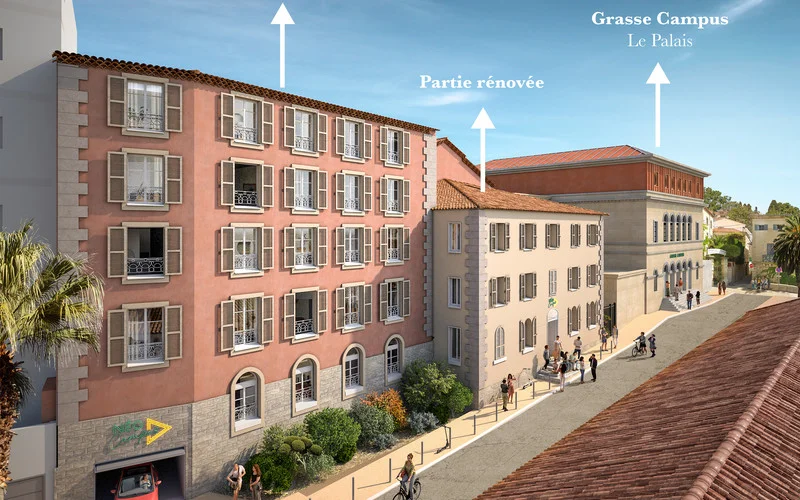 Néo Campus – Bât. B - LMNP / Droit Commun_Partie rénovée GRASSE à Grasse