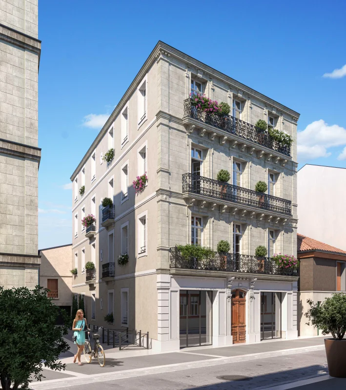 Faubourg du courreau à Montpellier