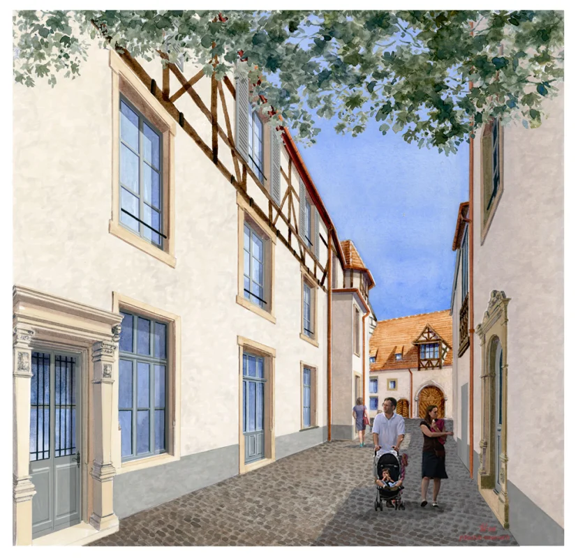 COUR SAINT MARTIN à Colmar