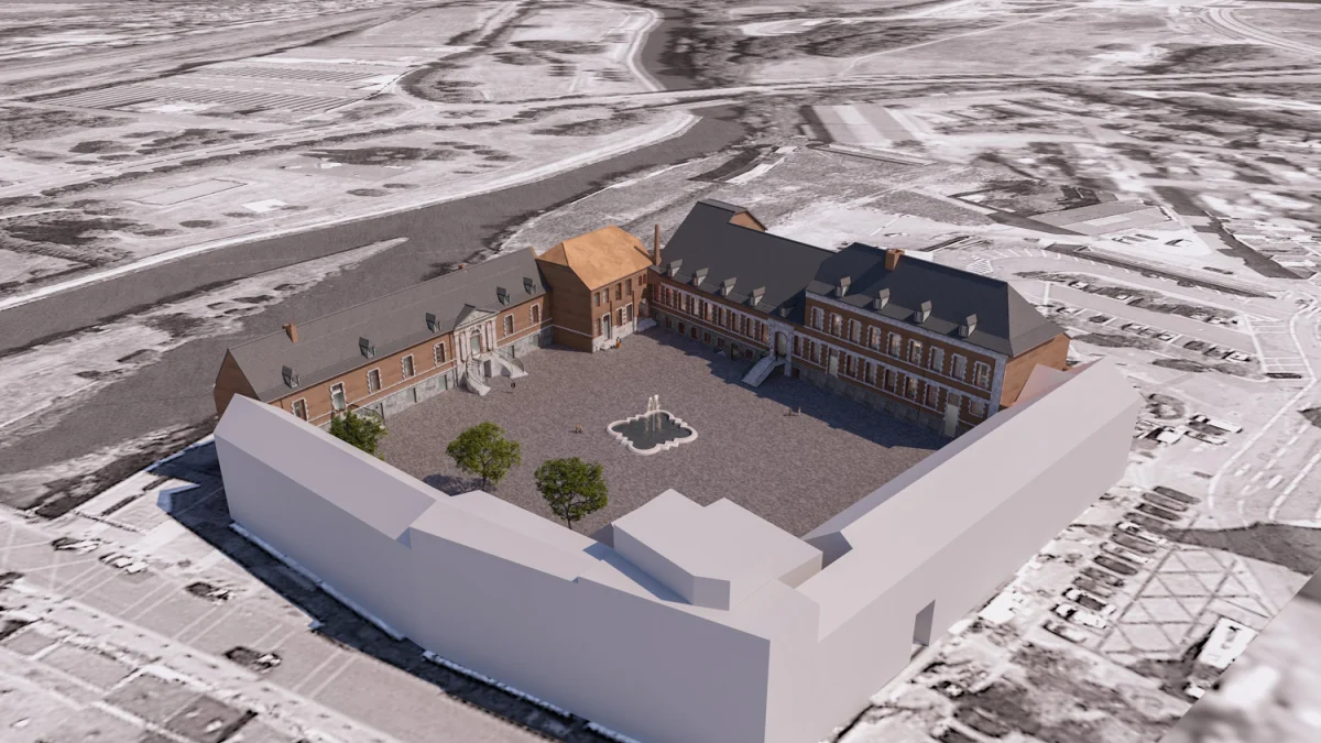 ABBAYE DES BENEDICTINS à Hautmont
