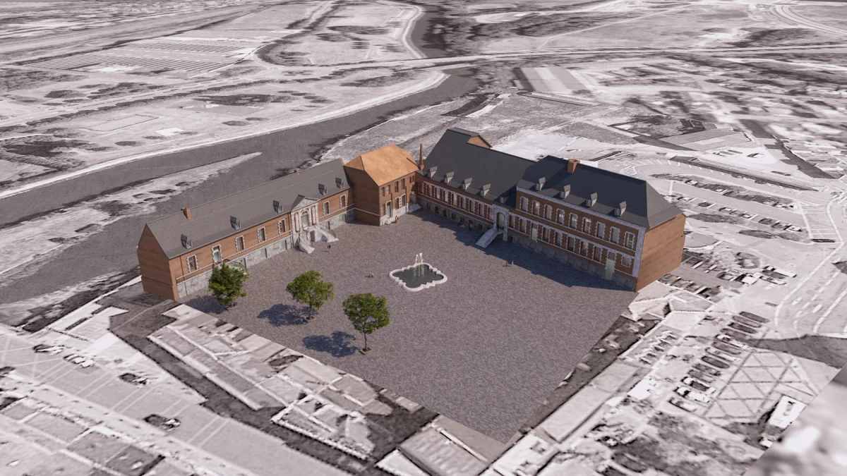 ABBAYE DES BENEDICTINS à Hautmont
