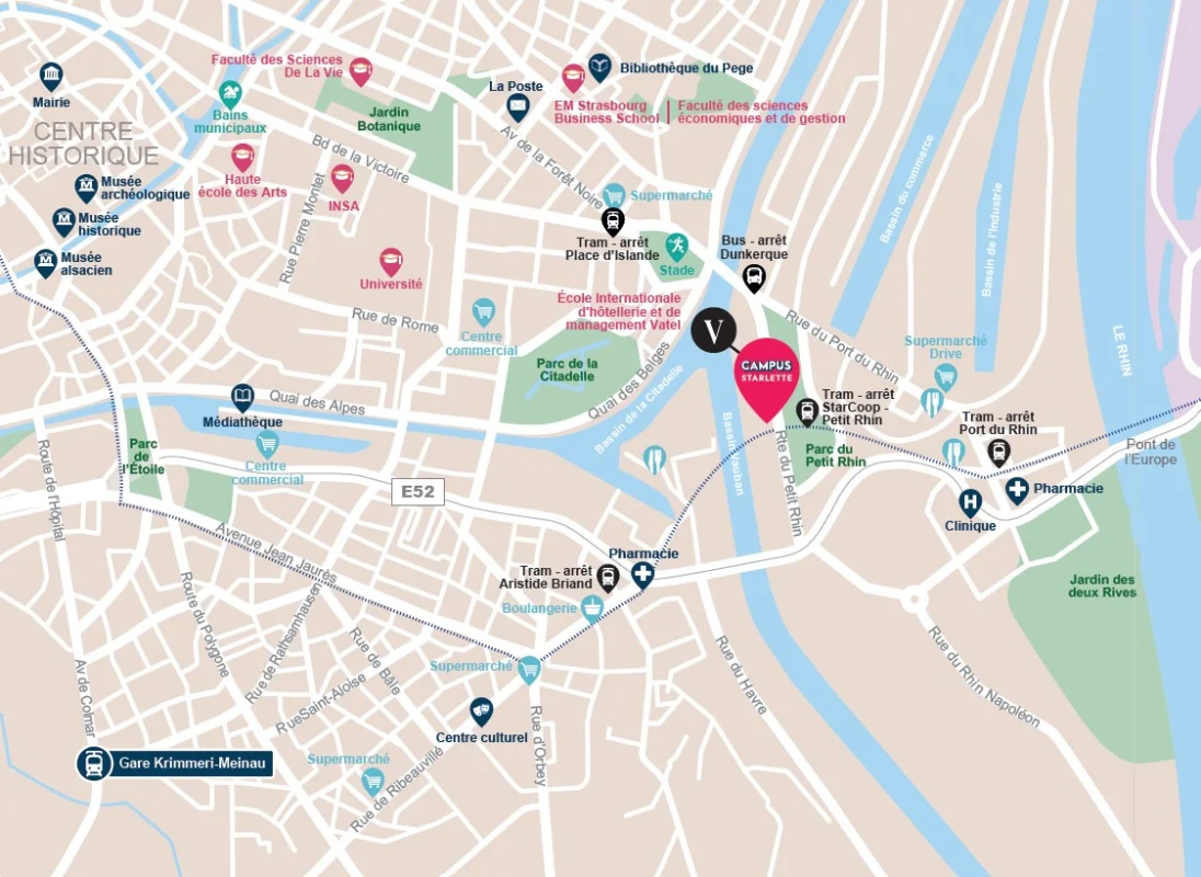 Campus  Starlette à Strasbourg
