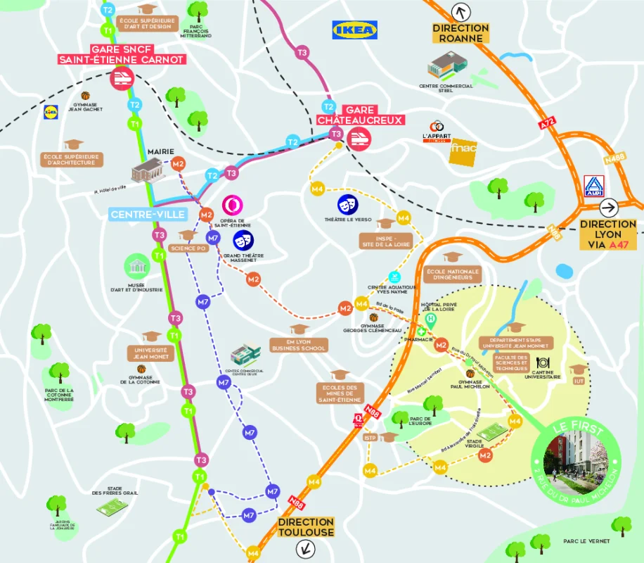 LE FIRST à Saint-Étienne