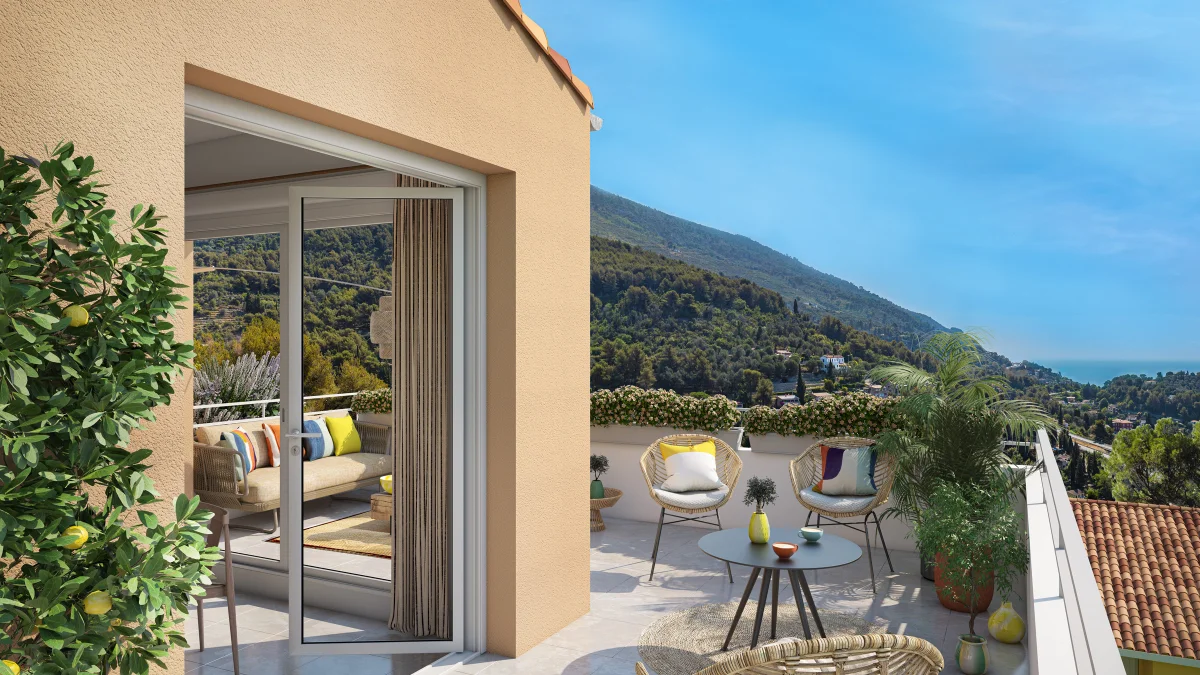 LES HAUTS JARDINS à Menton