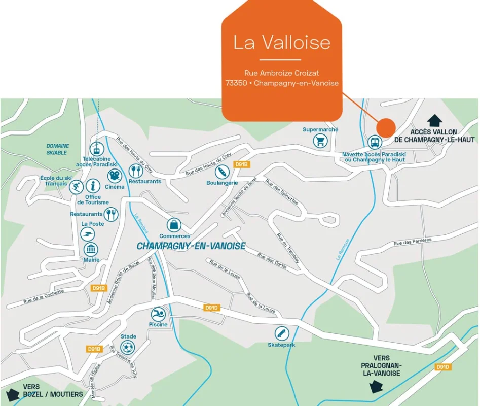 LA VALLOISE à Champagny-en-Vanoise