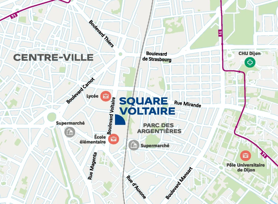 SQUARE VOLTAIRE à Dijon