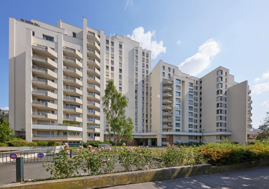 Le parc à Courbevoie