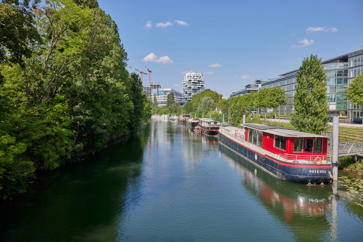 L'Île de seine à Issy-les-Moulineaux