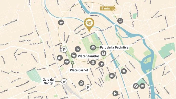 Nancy : vallin à Nancy