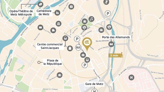 Metz : haute-seille à Metz