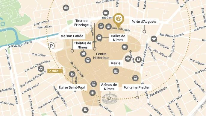 Nîmes : nationale à Nîmes