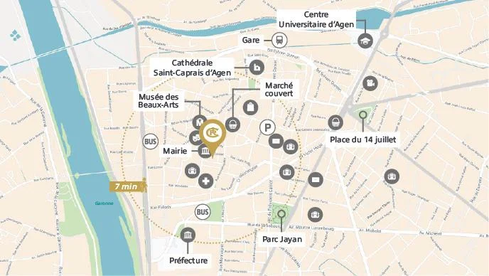 Agen : cessac à Agen