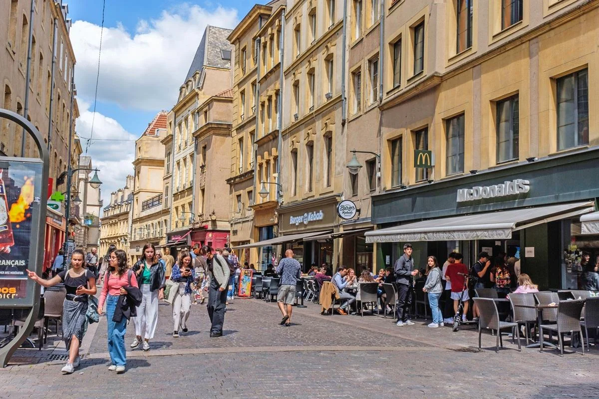 Metz : marchant à Metz