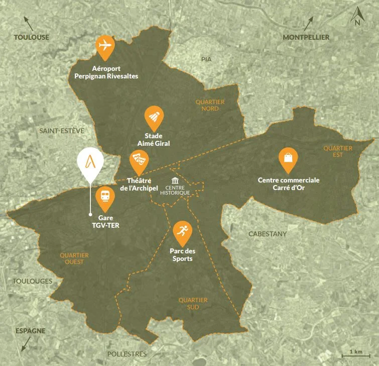 Les Albères lots loués à Perpignan