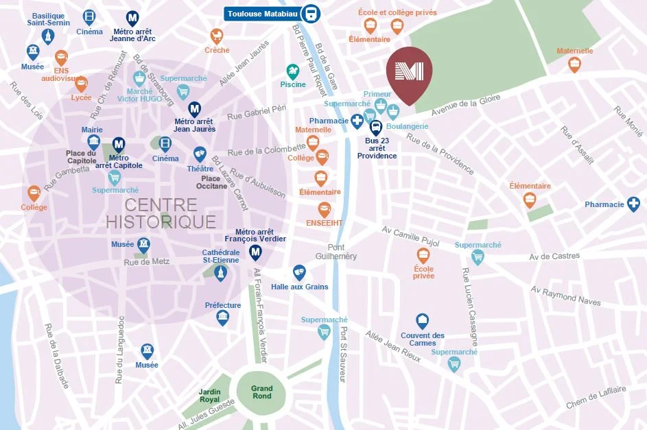 Allée Gloria à Toulouse