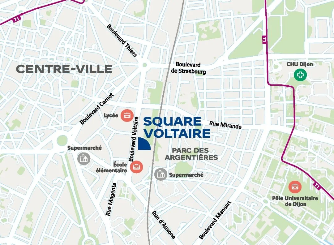 SQUARE VOLTAIRE à Dijon