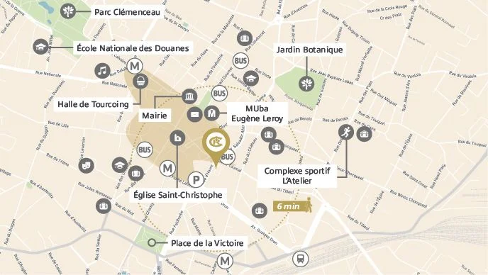 LILLE-TOURCOING : Couvent de Havré à Tourcoing