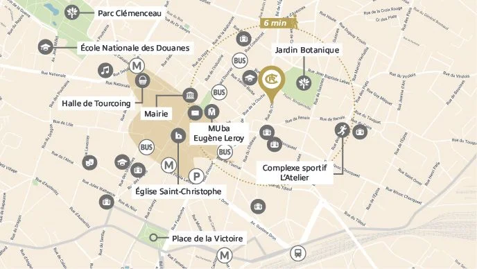 LILLE-TOURCOING : Château à Tourcoing