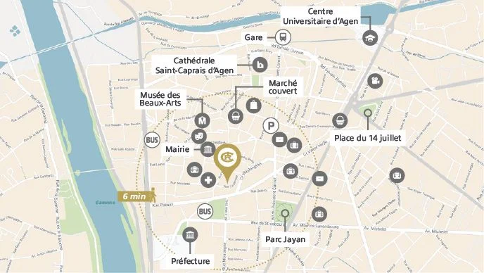AGEN : Lacépède à Agen