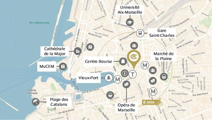 MARSEILLE : La Canebière à Marseille 01