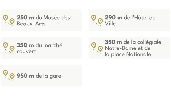DOLE : Le Cloître des Cordeliers à Dole