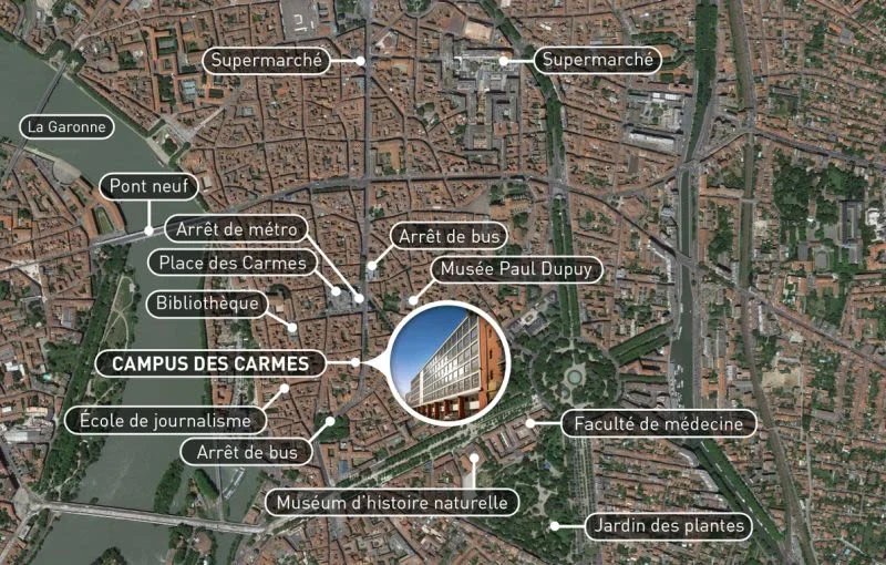 CAMPUS DES CARMES à Toulouse